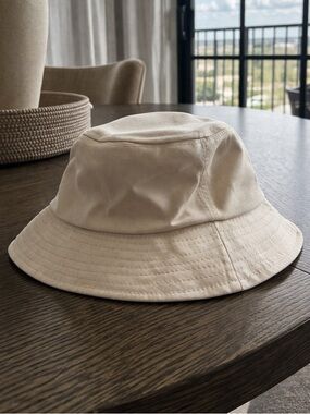 Neutral Beige Bucket Hat